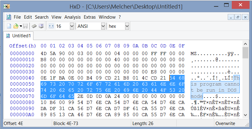 hxd hex editor find function